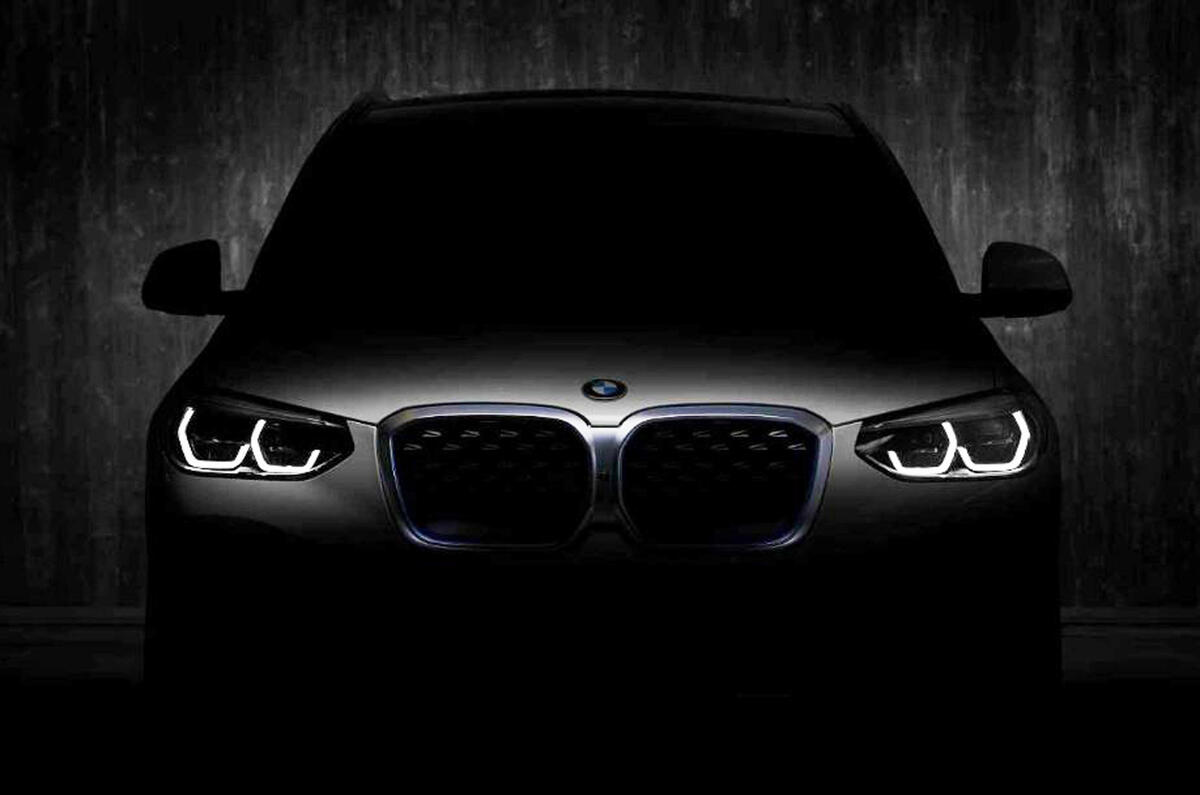 2020 BMW iX3 preview image - front