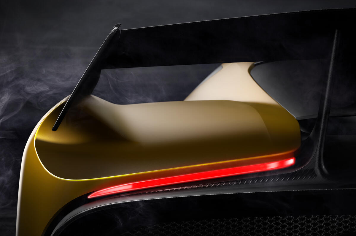 Pininfarina Fittipaldi EF7 Vision Gran Turismo rear teaser image