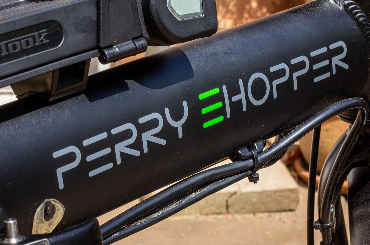 The Perry Ehopper is marketed as a cost-effective commuter option The Perry Ehopper is marketed as a cost-effective commuter option