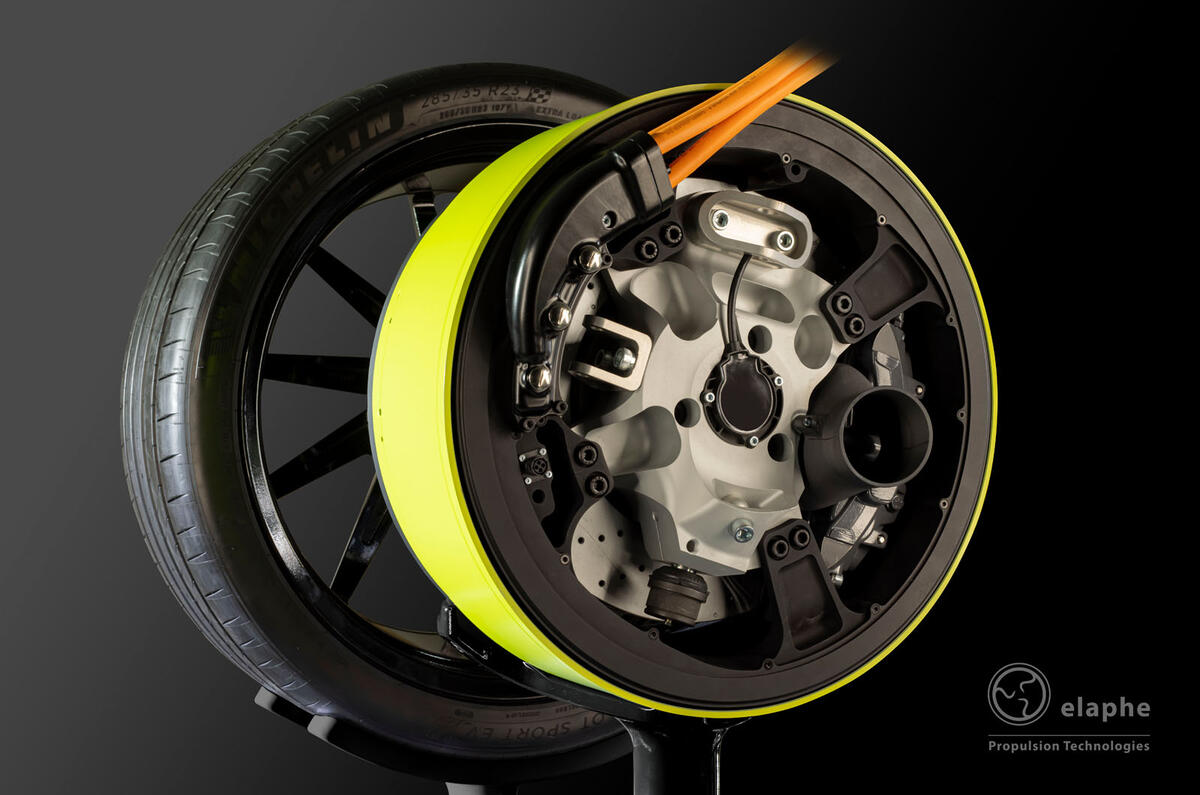 Elaphe in wheel motor Elaphe in wheel motor