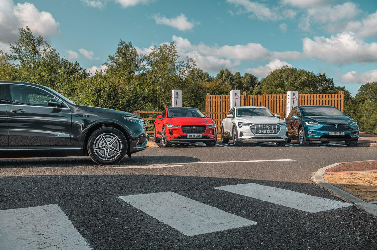 Electric SUV Group test 2019 1424
