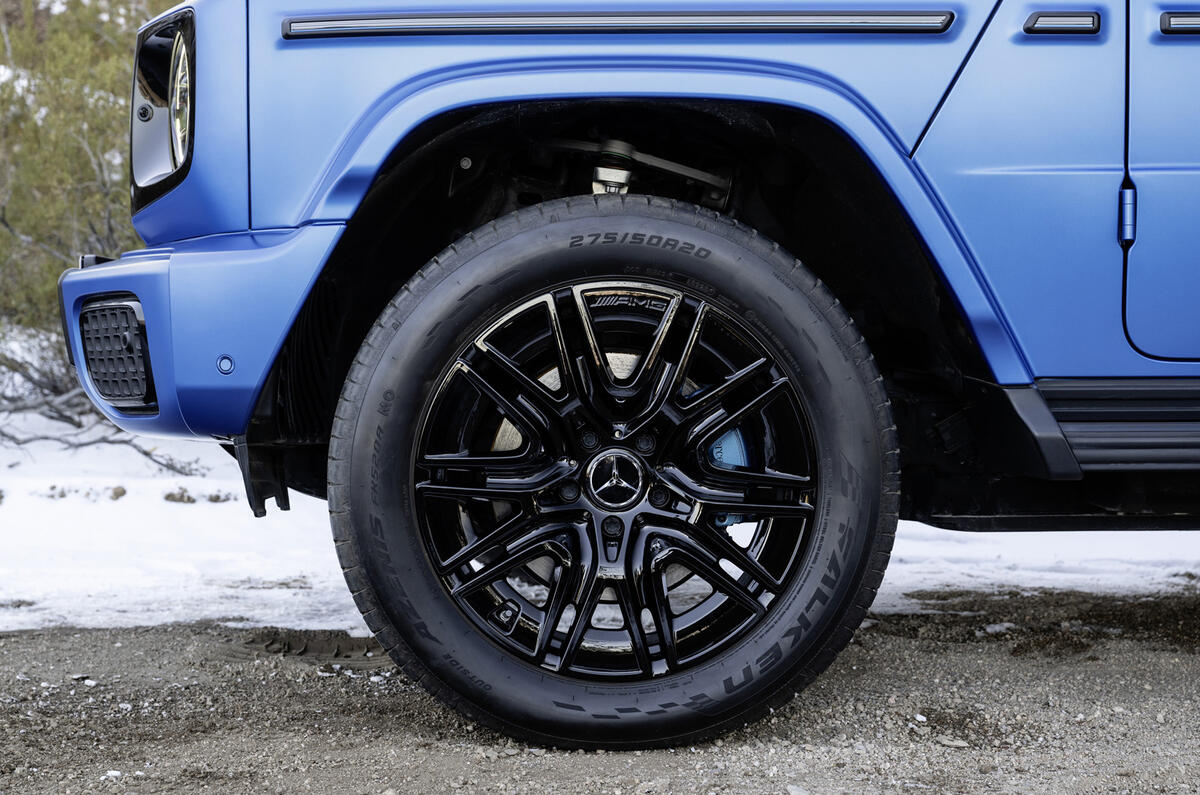 Electric G Class blue front wheel Electric G Class blue front wheel