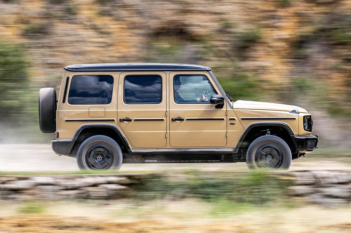 Electric Mercedes G Class side