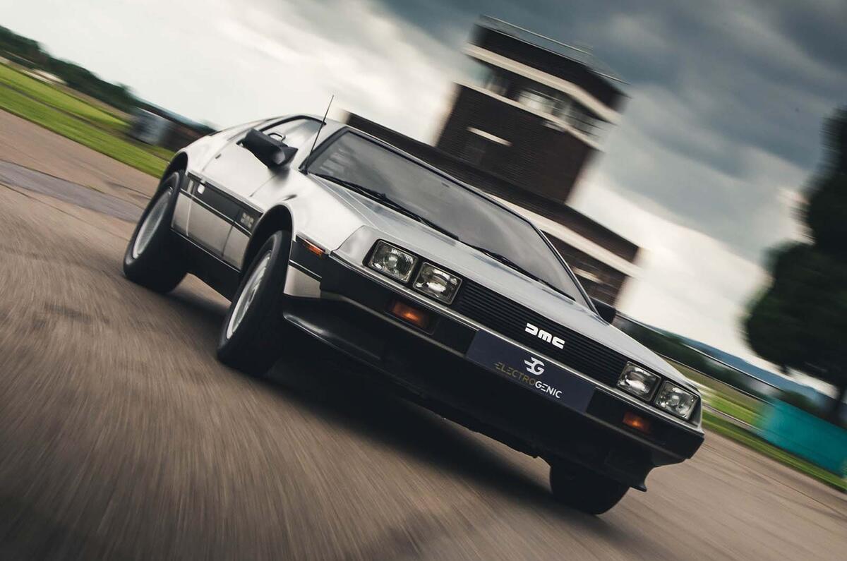 Electrogenic Delorean DMC 12 front drift Electrogenic Delorean DMC 12 front drift