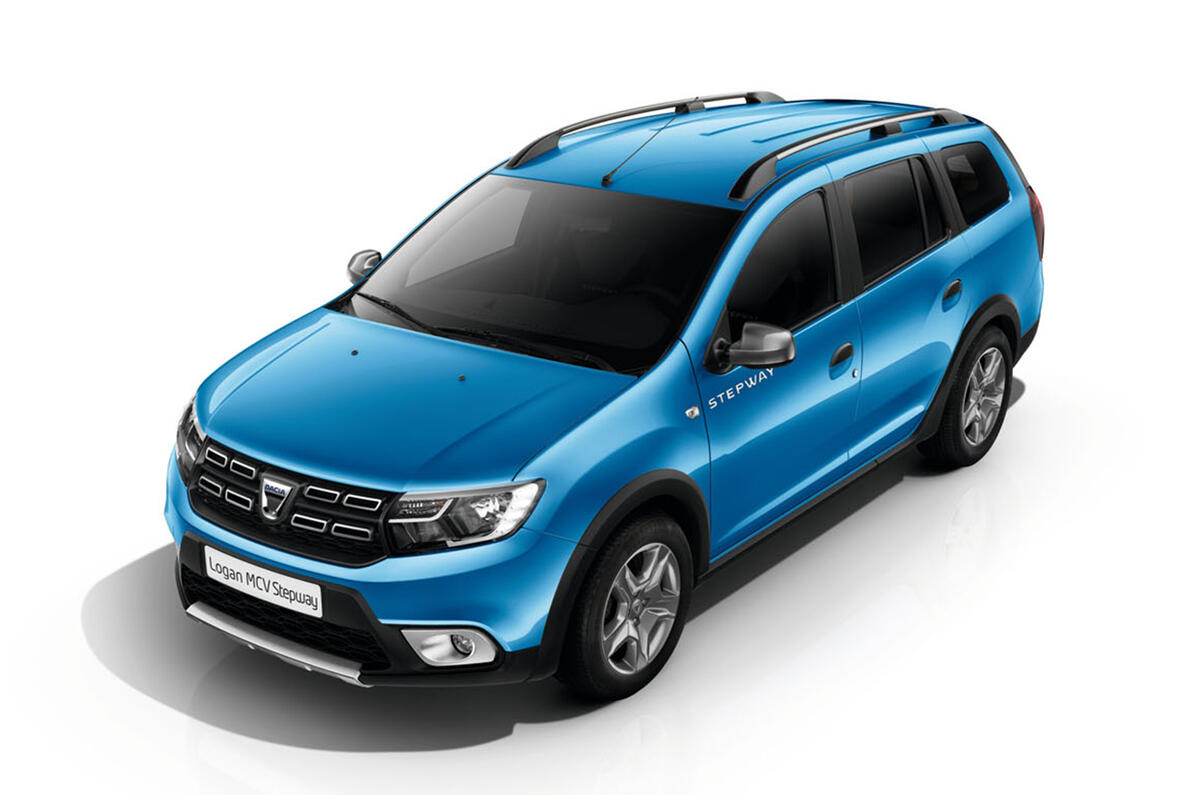 Dacia Logan MCV Stepway from front