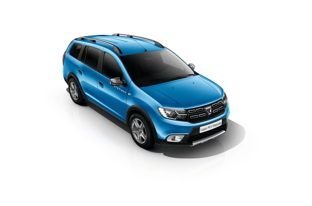 Dacia Logan MCV Stepway from front