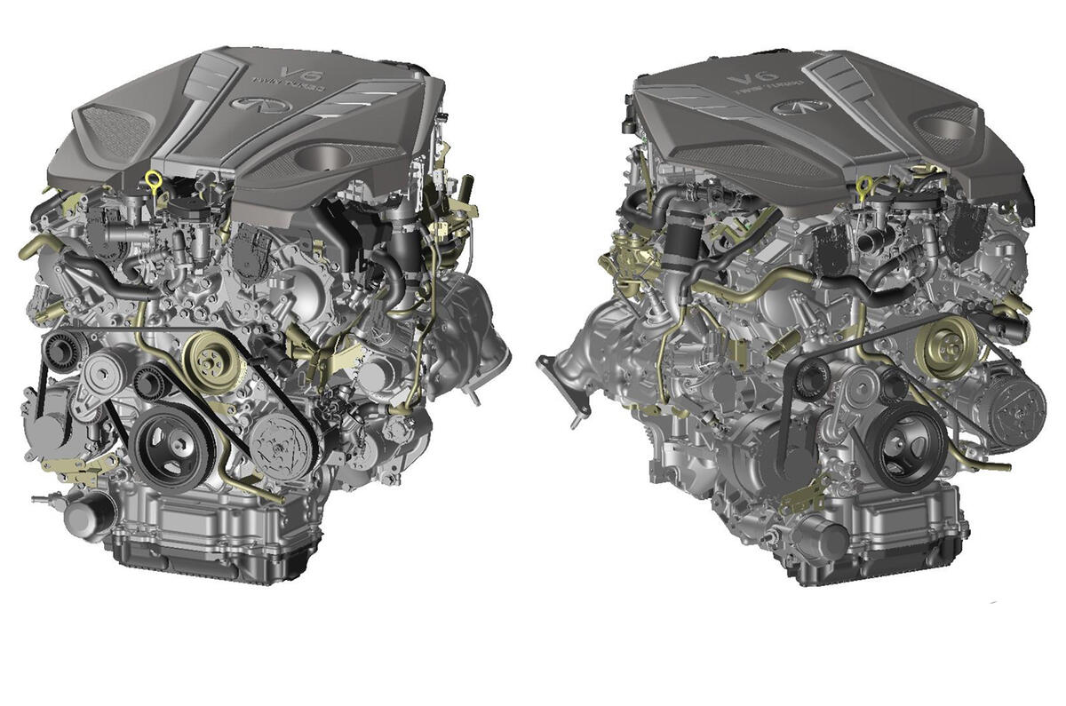 Infiniti Q50 facelift engine V6