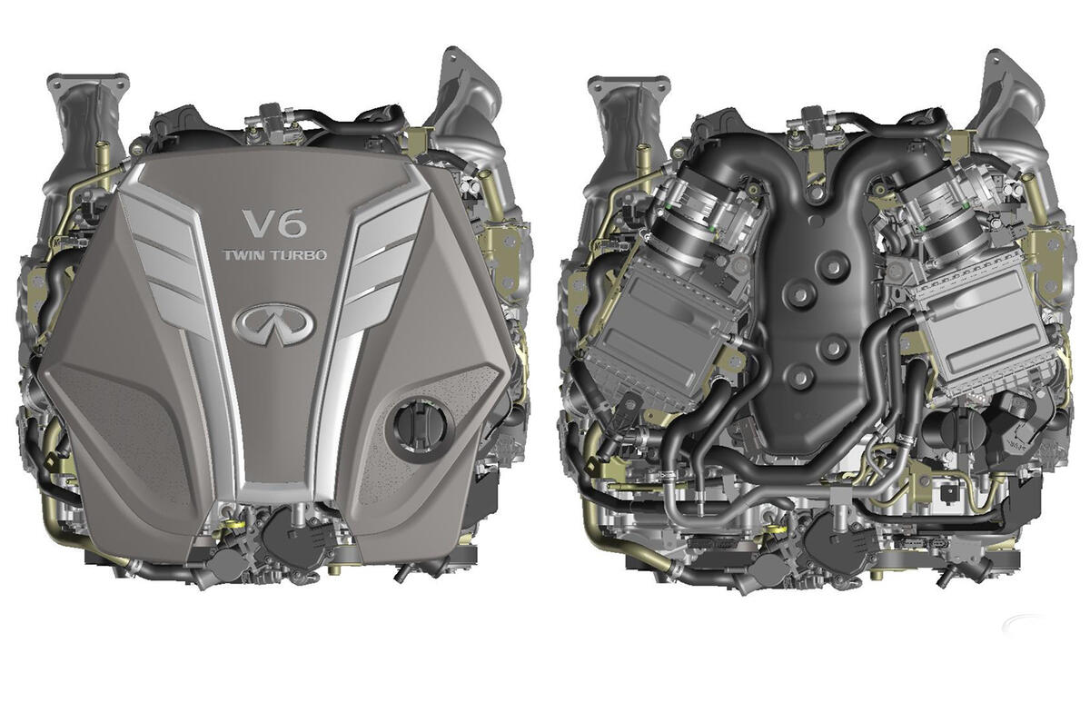 Infiniti Q50 facelift engine V6