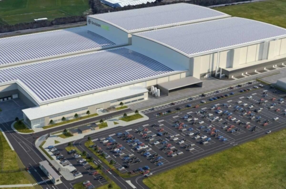 Envision battery plant Sunderland