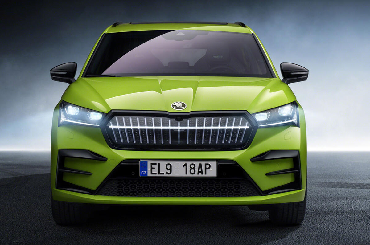 enyaq vrs suv front fascia enyaq vrs suv front fascia