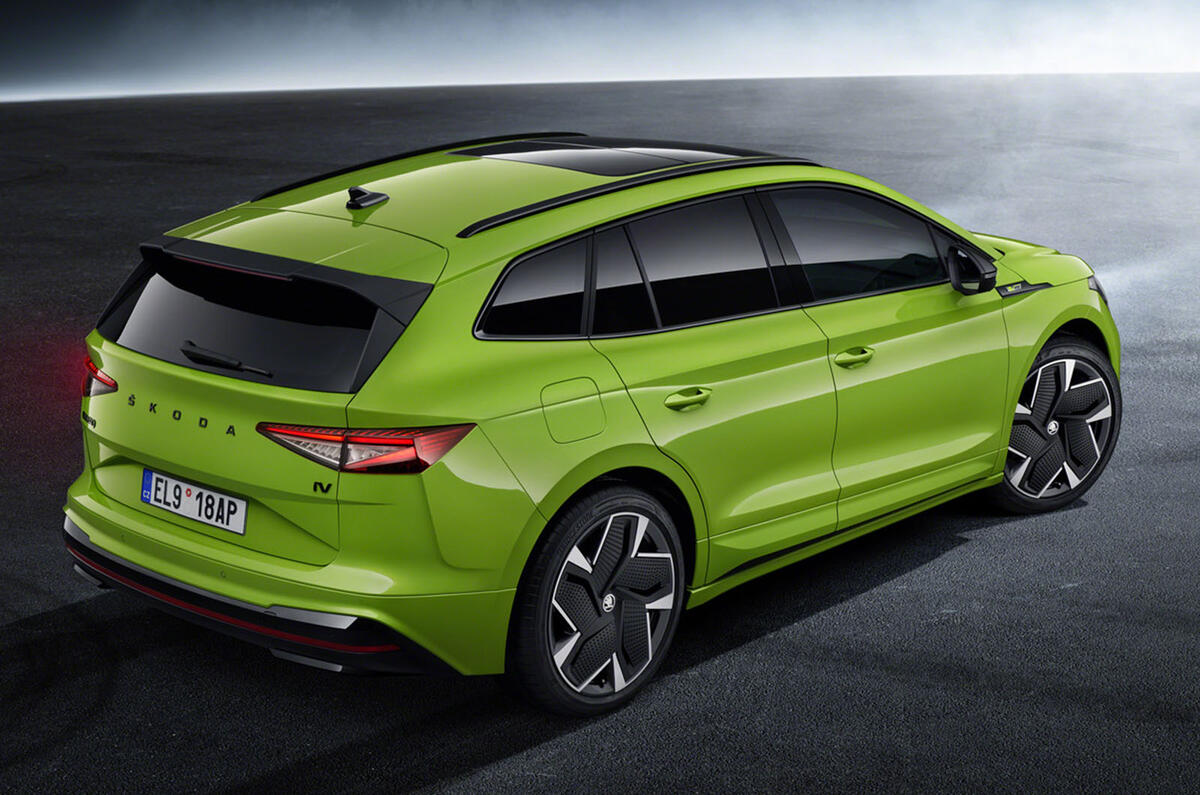 enyaq vrs suv rear enyaq vrs suv rear