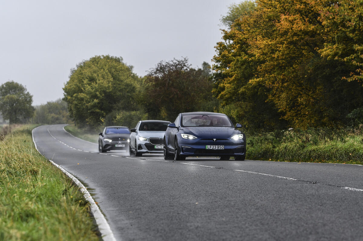 EV triple test all three cars distance EV triple test all three cars distance