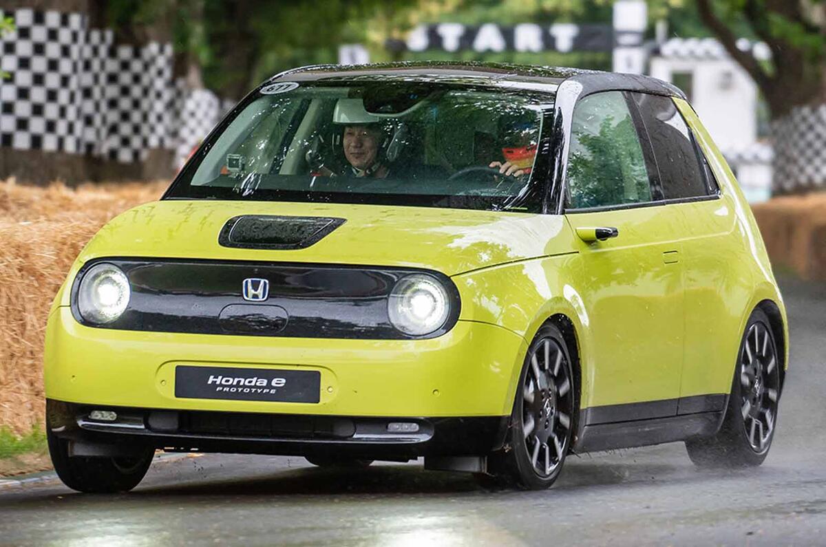 Honda E prototype at Goodwood Festival of Speed 2019