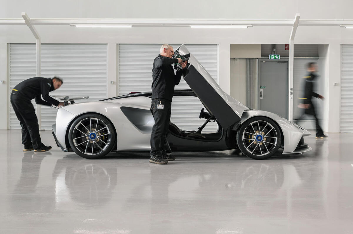 2020 Lotus Evija assembly process 2020 Lotus Evija assembly process