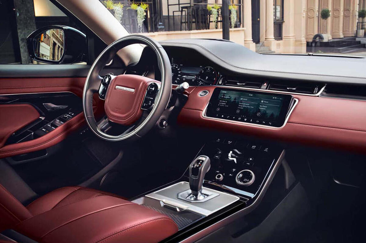 Range Rover Evoque interior