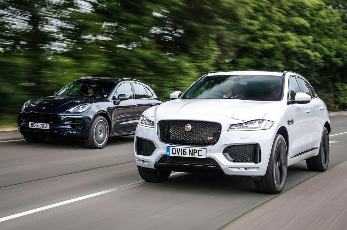 Jaguar F-Pace vs Porsche Macan