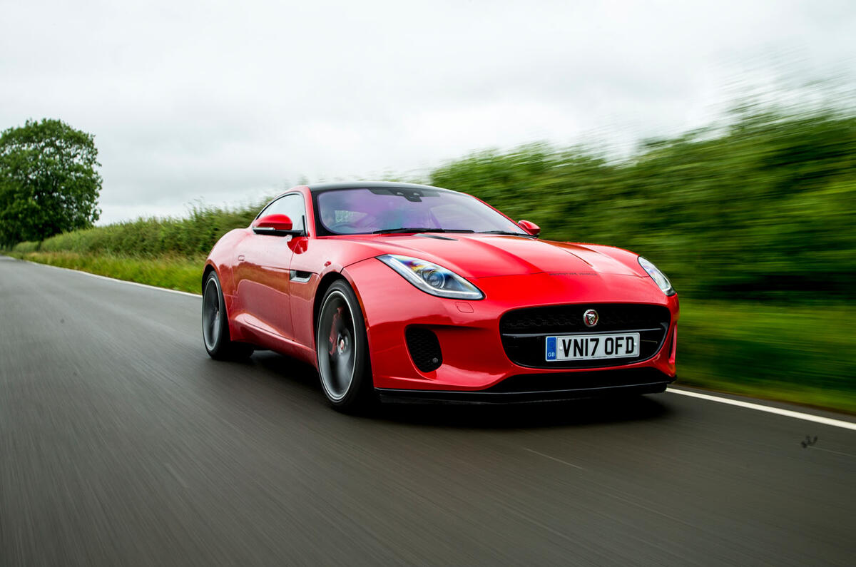 Four-cylinder Jaguar F-Type