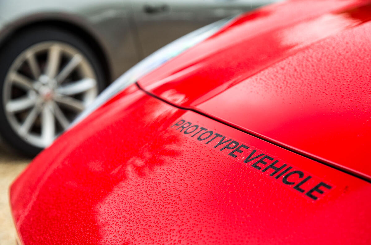 Four-cylinder Jaguar F-Type