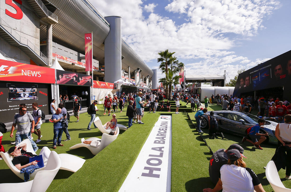 New fan zone at Circuit de Catalunya