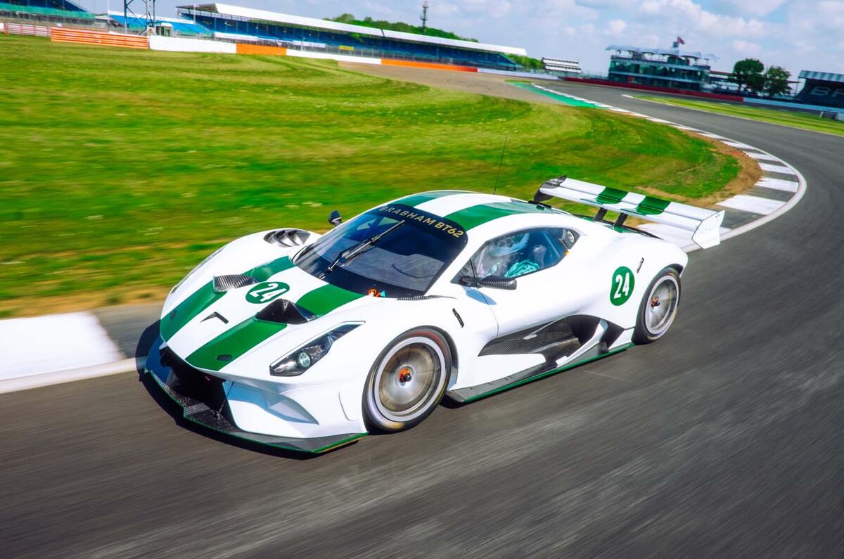 Brabham BT62 driven at Silverstone