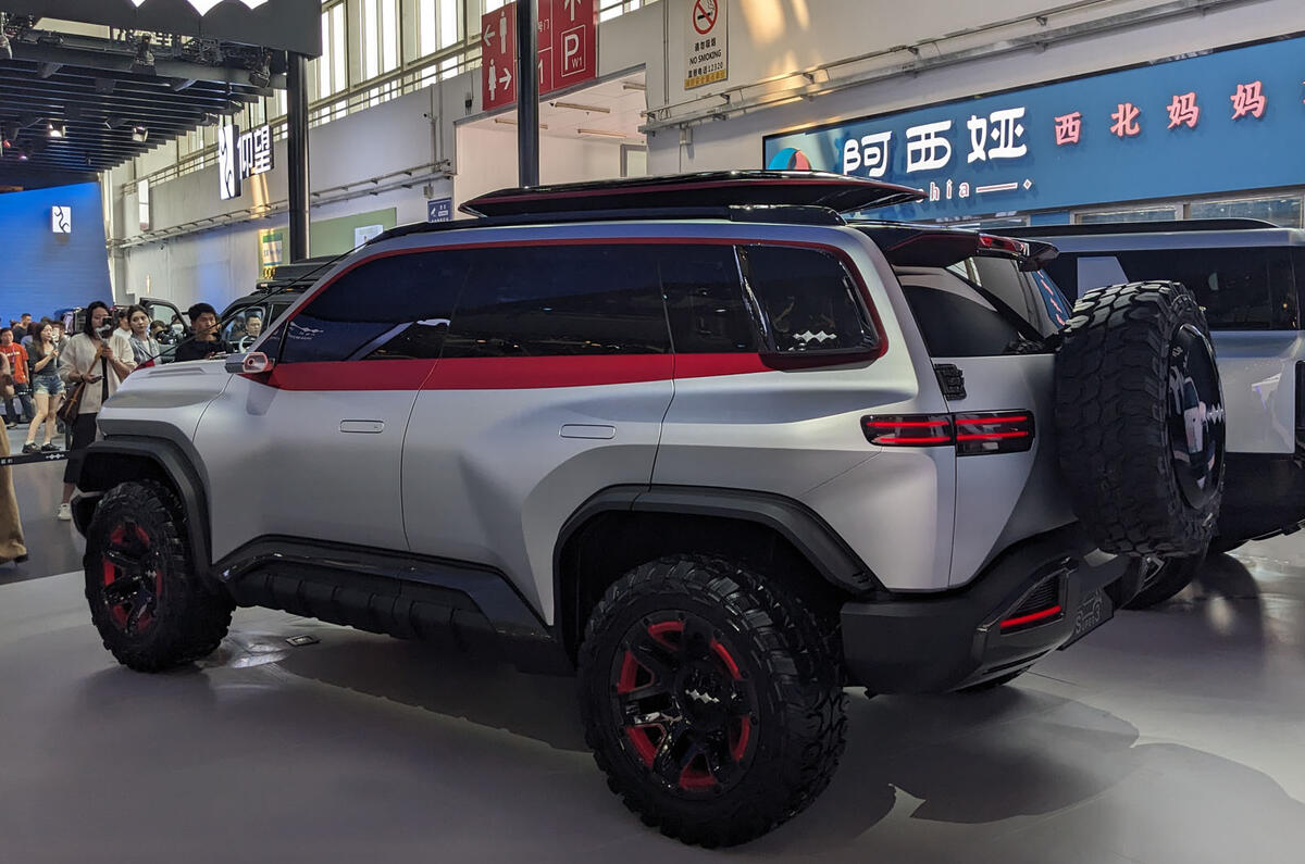 Fangchengbao Super 3 Beijing rear quarter Fangchengbao Super 3 Beijing rear quarter