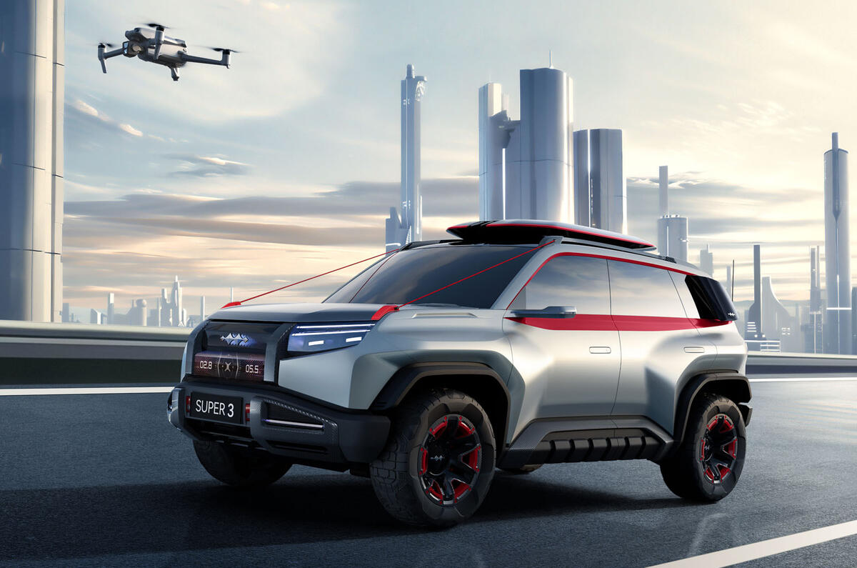 Fangchengbao Super 3 front quarter Fangchengbao Super 3 front quarter