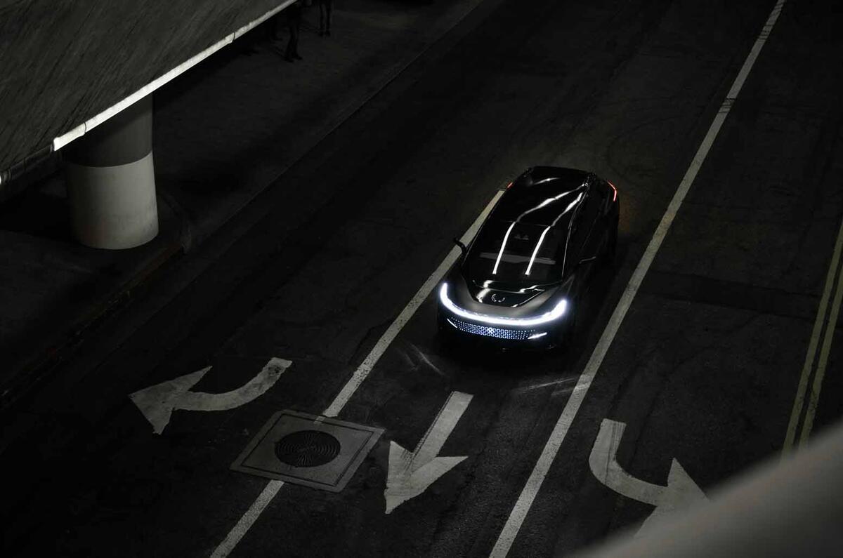 Faraday Future FF91 far away