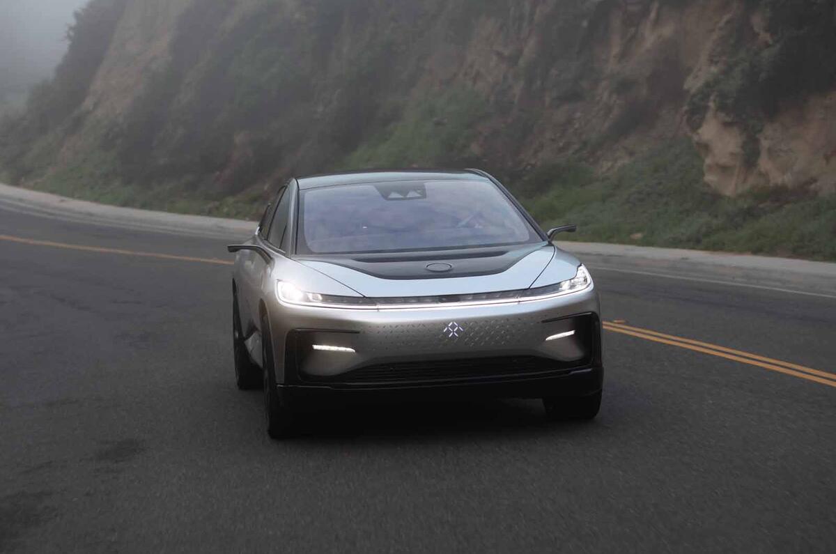 Faraday Future FF91 front tracking