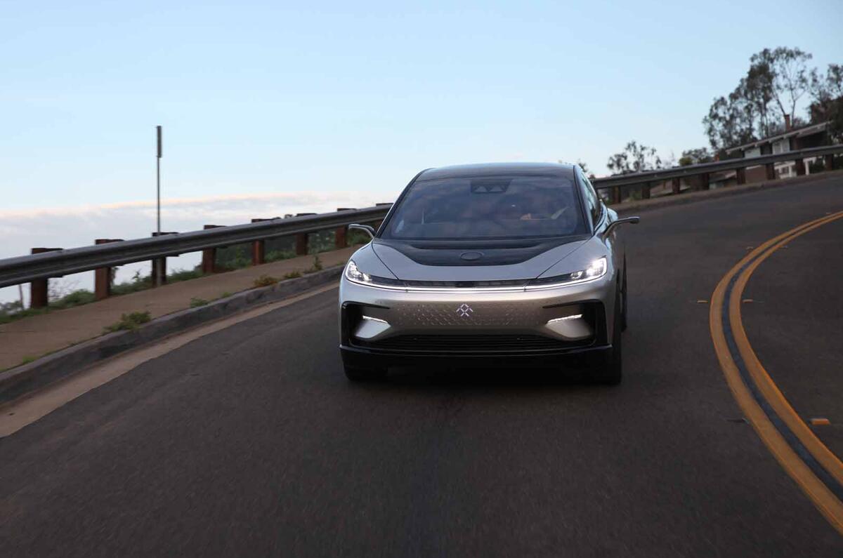 Faraday Future FF91 front lighter