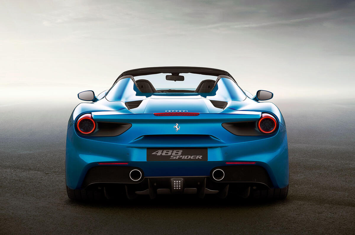 2016 Ferrari 488 Spider revealed - new pictures and video ...