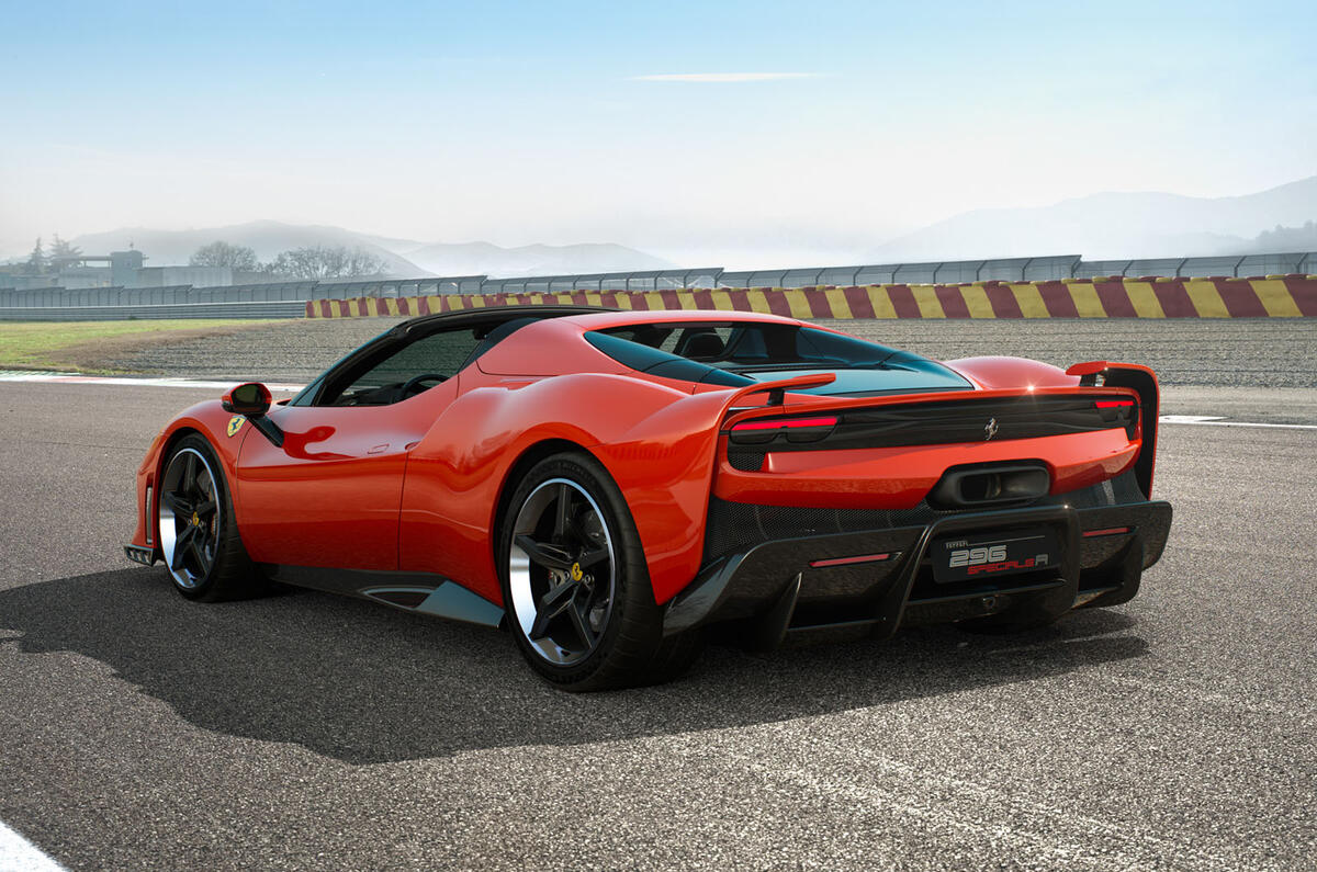 Ferrari 296 Speciale A rear quarter static Ferrari 296 Speciale A rear quarter static