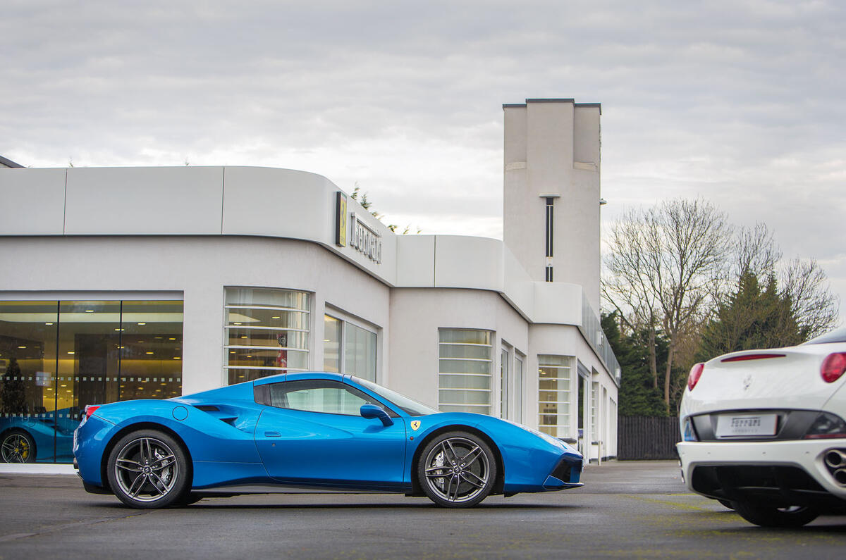 Ferrari at 70: touring Britain in a 488 Spider and a 166