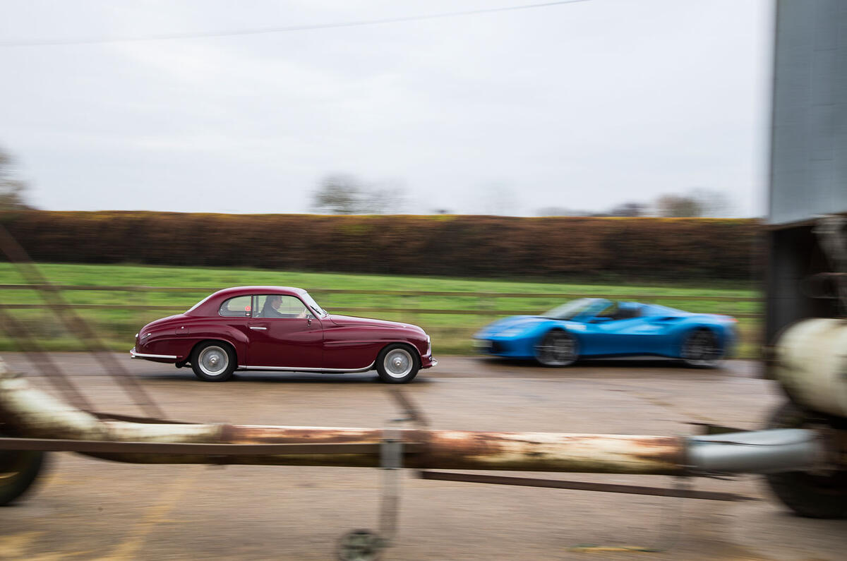 Ferrari at 70: touring Britain in a 488 Spider and a 166
