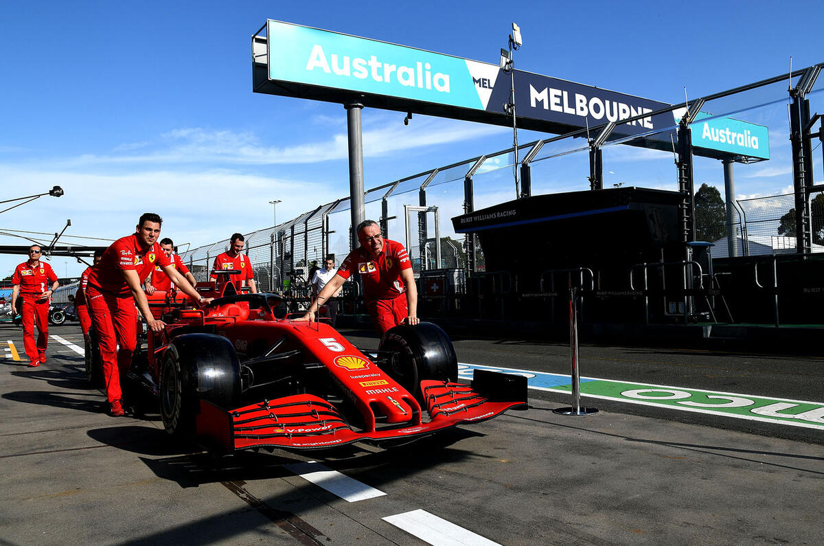Ferrari Australia 2020 test Ferrari Australia 2020 test