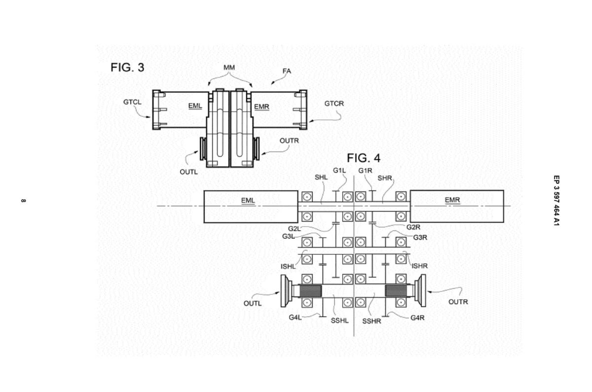 2025 Ferrari EV patent sketch 2025 Ferrari EV patent sketch