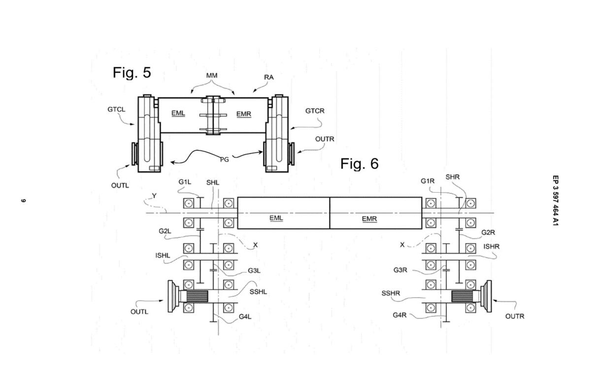 2025 Ferrari EV patent sketch 2025 Ferrari EV patent sketch