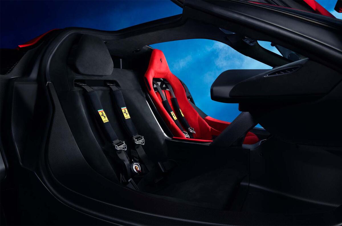 Ferrari F80 interior seats Ferrari F80 interior seats
