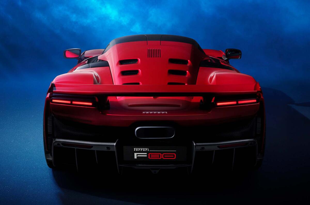 Ferrari F80 rear Ferrari F80 rear