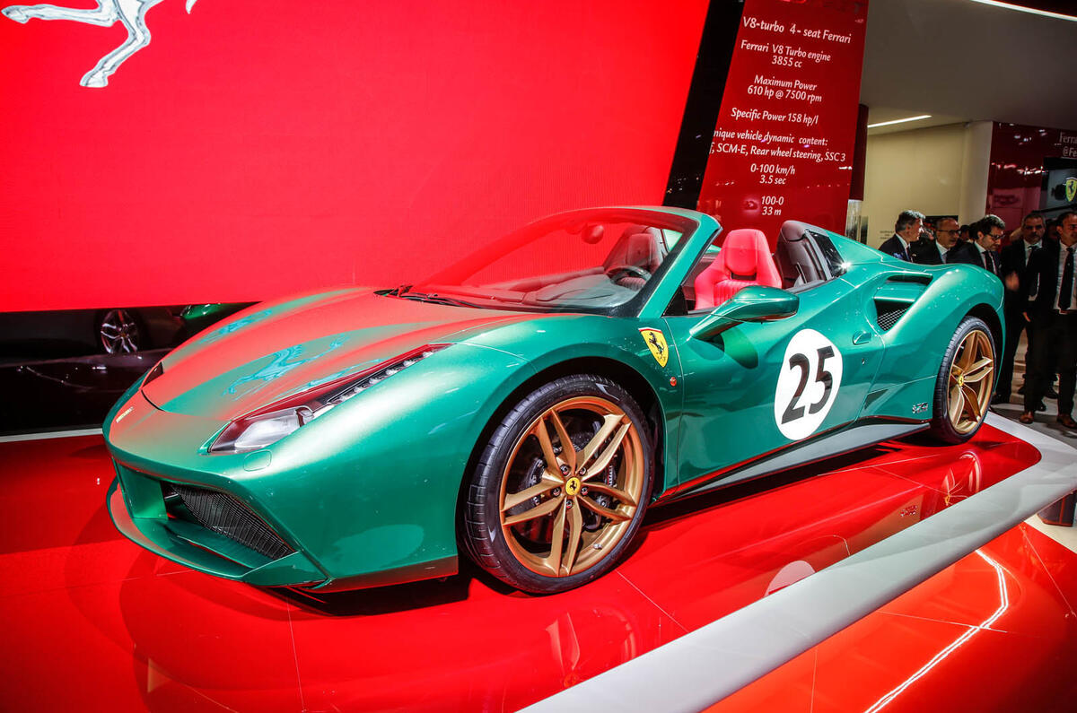Ferrari special edition model liveries