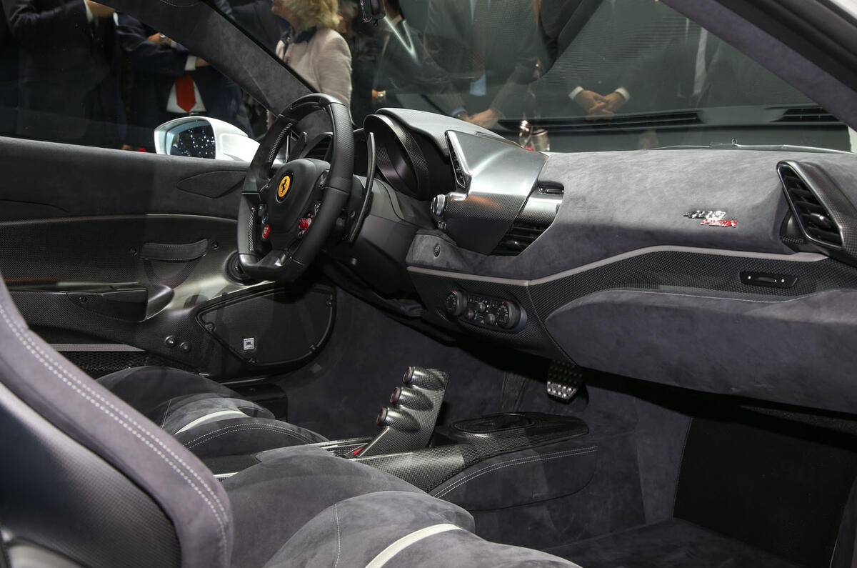 The Ferrari 488 Pista at the Geneva motor show