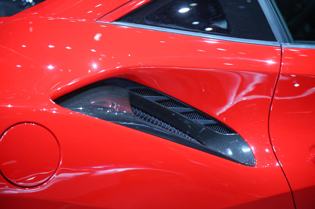 The Ferrari 488 Pista at the Geneva motor show