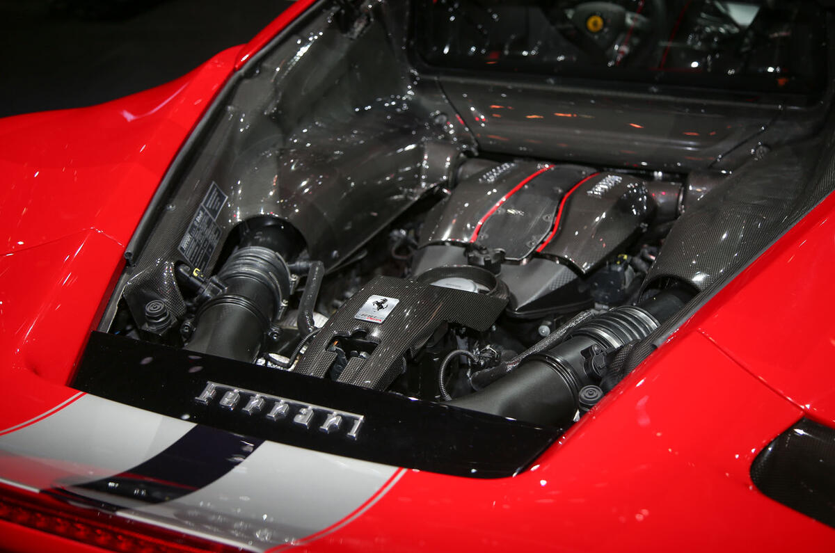 The Ferrari 488 Pista at the Geneva motor show