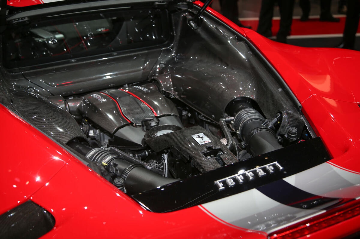 The Ferrari 488 Pista at the Geneva motor show