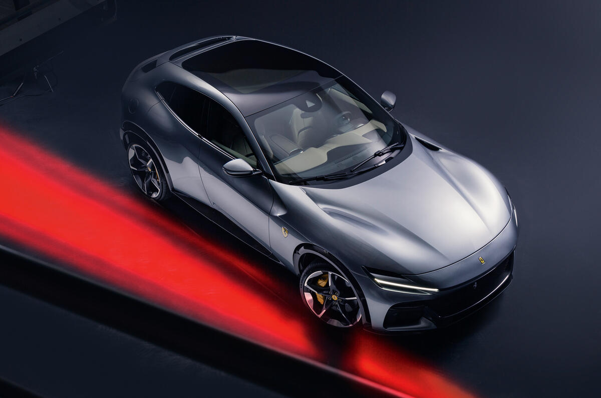 Ferrari Purosangue 2023 front quarter static high Ferrari Purosangue 2023 front quarter static high