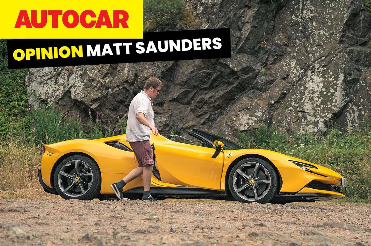 Ferrari SF90 Spider Road test column