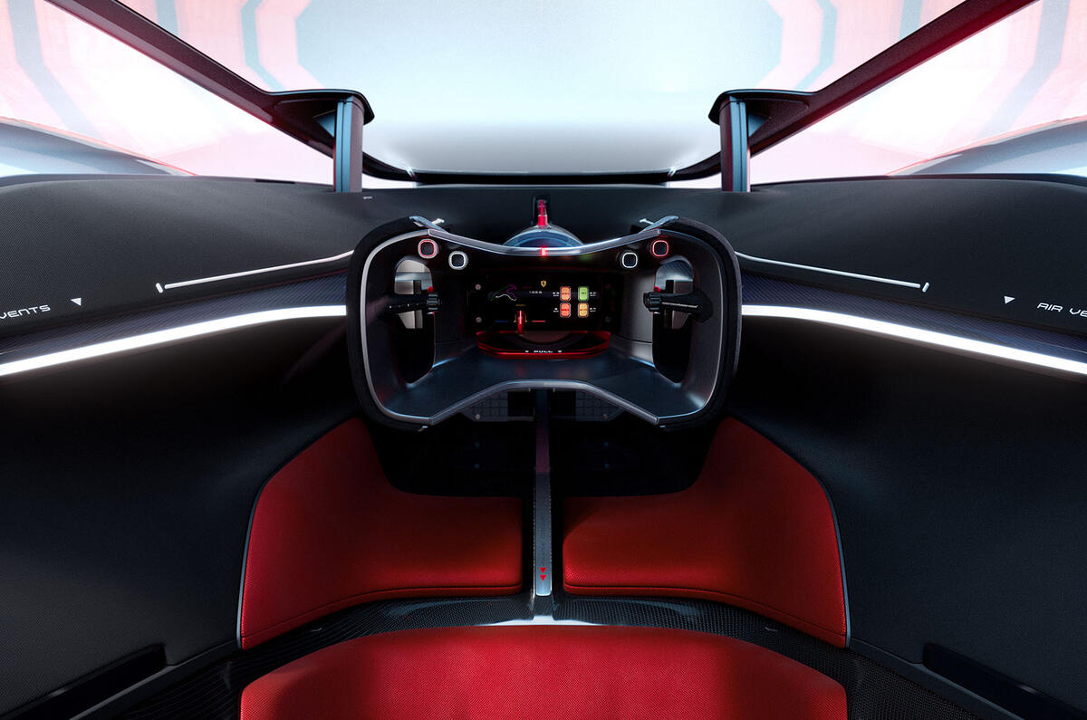Ferrari Vision GT interior Ferrari Vision GT interior