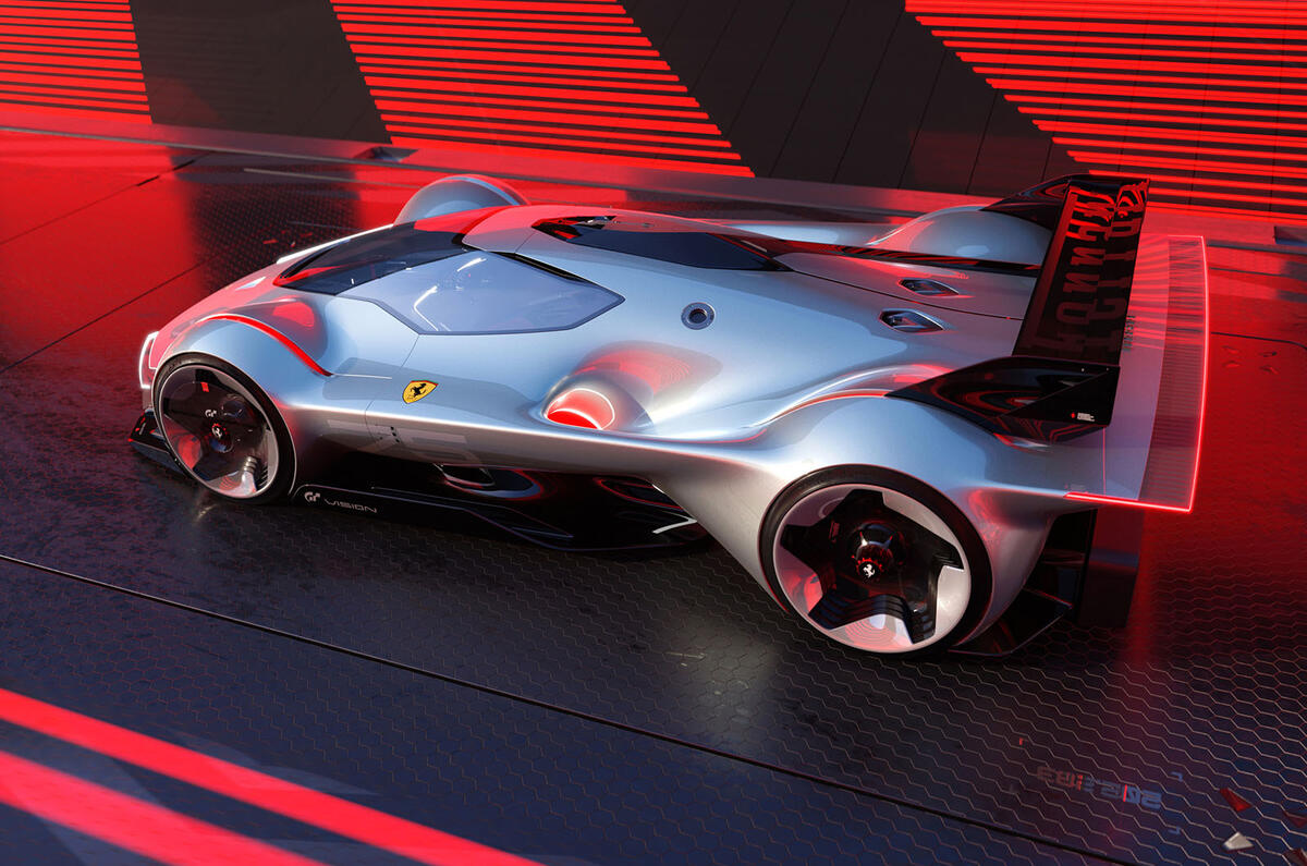 Ferrari Vision GT rear roof Ferrari Vision GT rear roof