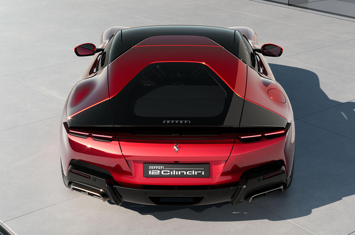 Ferrari 12Cilindri red rear Ferrari 12Cilindri red rear