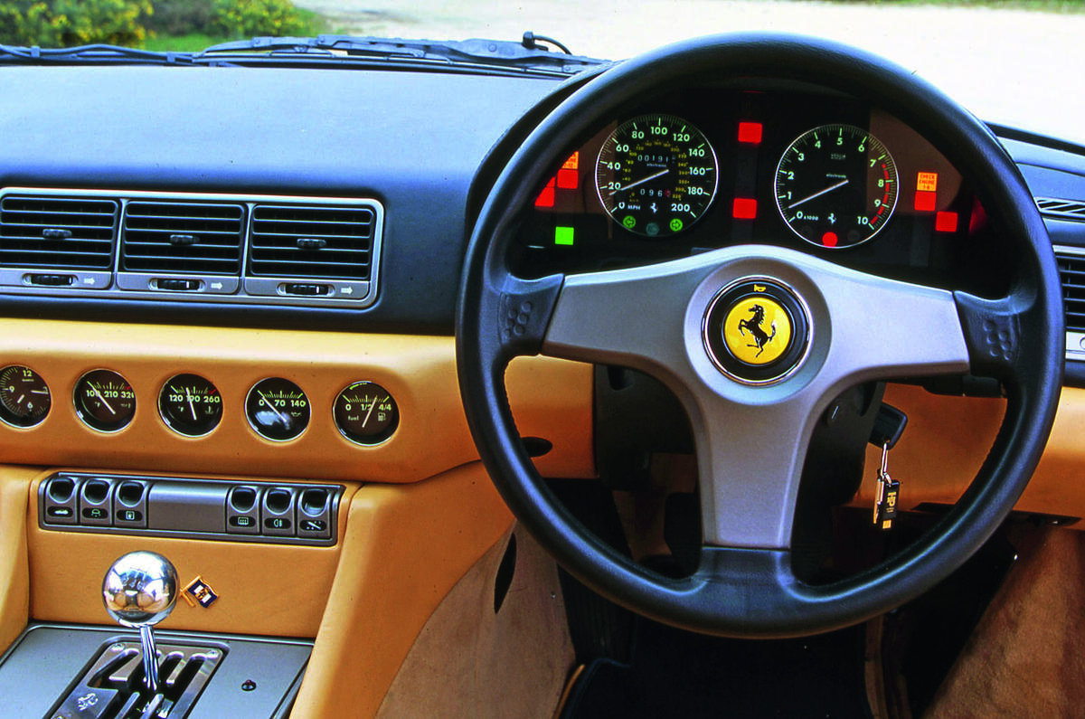 Used car buying guide: Ferrari 456 - steering wheel
