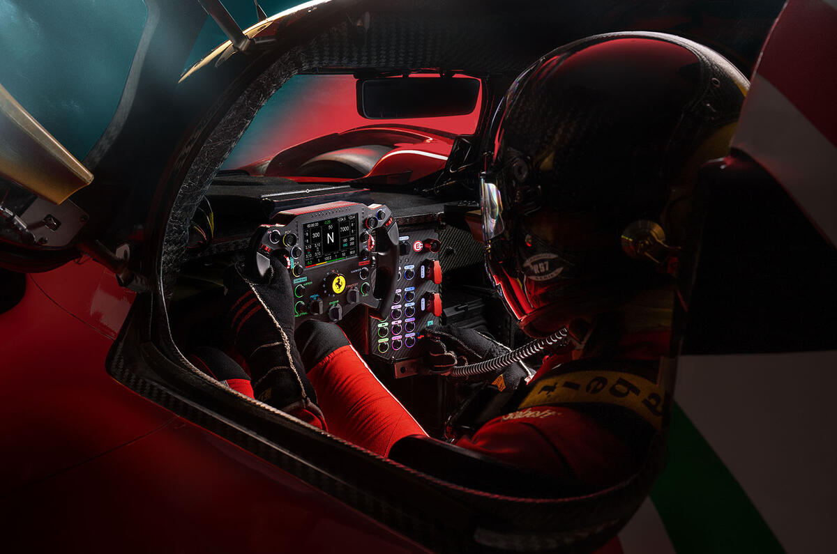 Ferrari 499P Modificata interior Ferrari 499P Modificata interior